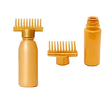 3 In 1 Combo Deal 1 Derma Roller (0.5mm) , Silicone Scalp Massage Brush , Oil Bottle