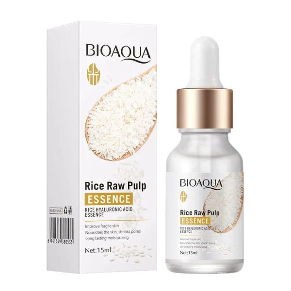 Bioaoua Hyaluronic Acid Rice Raw Pulp Essence Face Serum 15ml