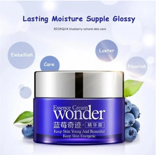 Bioaqua – Blueberry Wonder Natural Moisturizing Face Cream – 50g